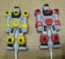 260sp Robot Changing Dude Chocolate Candy Lollipop Mold